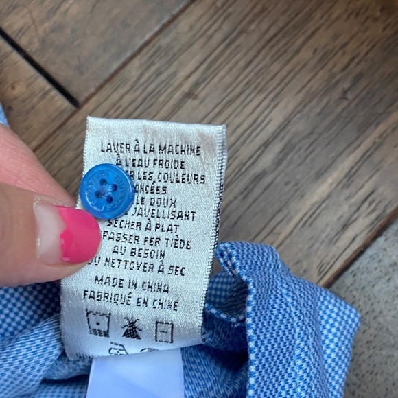 Bugatchi Sky Blue Polo with Royal Blue Details - Picture 8 of 10